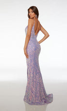 UNK-61655. Long, V-neckline, Straight, V-shaped Back image 1