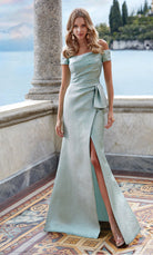 UNK-27639. Long, Off The Shoulder, Fit N Flare image 0