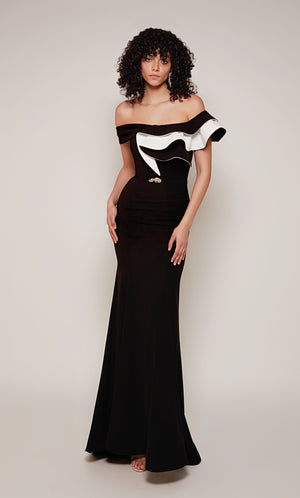 UNK-27672. Long, Off The Shoulder, Straight image 5