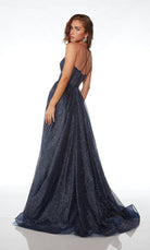 UNK-61600. Long, Plunging Neckline, A-line image 4