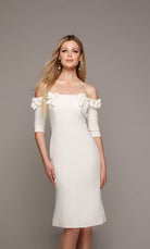 UNK-70003. Short, Off The Shoulder, Straight image 2