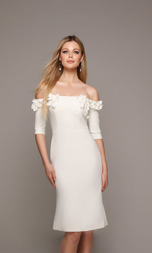 UNK-70003. Short, Off The Shoulder, Straight image 2