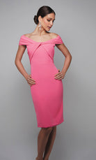 UNK-70001. Short, Off The Shoulder, Straight image 1