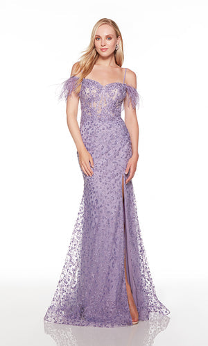 UNK-61405. Long, Sweetheart Neckline, Fit N Flare image 2