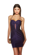 UNK-4924. Short, Sweetheart Neckline, Straight image 0