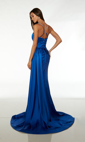 UNK-61522. Long, Square Neckline, Straight image 1