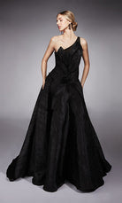 UNK-27730. Long, One Shoulder, A-line, Illusion Back image 2