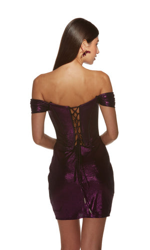 UNK-4844. Short, Off The Shoulder, Straight image 6