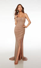 UNK-61717. Long, Strapless Neckline, Straight image 8