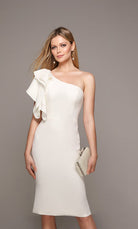 UNK-70005. Short, One Shoulder, Straight, Closed Back image 8