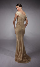 UNK-27762. Long, V-neck, Straight, Closed Back image 3