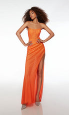 UNK-61717. Long, Strapless Neckline, Straight image 4
