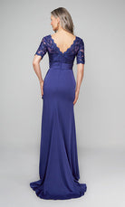 UNK-27595. Long, V-neck, Straight, V Shaped Back image 1