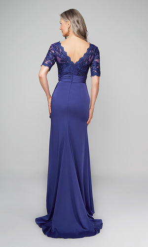 UNK-27595. Long, V-neck, Straight, V Shaped Back image 1