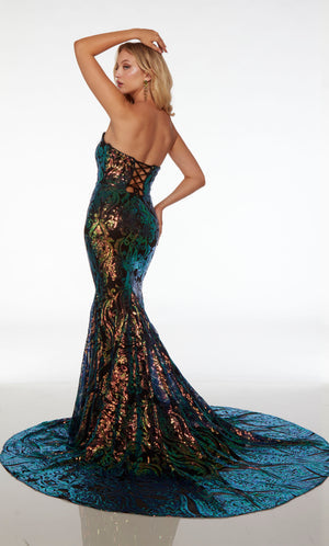 UNK-61597. Long, Sweetheart Neckline, Mermaid image 1