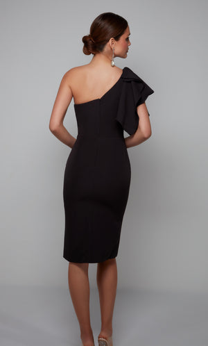 UNK-70005. Short, One Shoulder, Straight, Closed Back image 5