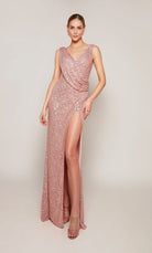 UNK-27653. Long, V-neck, Straight, V Shaped Back image 5