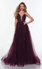 UNK-61263. Long, Plunging Neckline, Ball Gown image 0