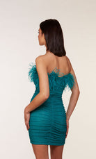 UNK-4728. Short, Strapless, Straight, Closed Back image 12