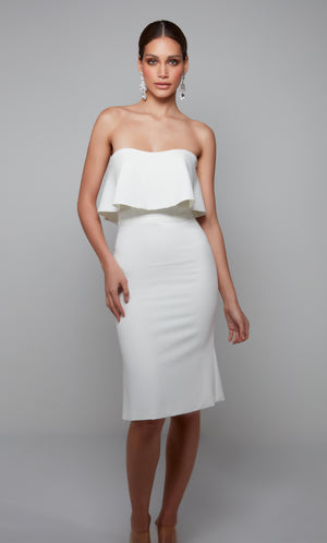 UNK-70002. Short, Strapless, Straight, Closed Back image 0