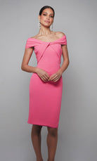 UNK-70001. Short, Off The Shoulder, Straight image 3