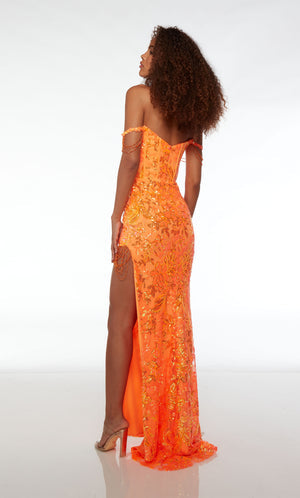 UNK-61550. Long, Strapless Neckline, Straight image 1