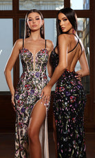 UNK-61687. Long, Plunging Neckline, Straight image 0