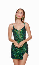 UNK-4630. Short, Scoop Neck, Straight, Strappy Back image 0
