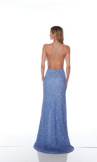 UNK-88002. Long, V Neckline, Straight, Open Back image 10