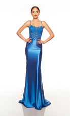 UNK-61457. Long, Scoop Neck, Fit N Flare, Strappy Back image 0