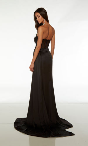 UNK-61703. Long, Sweetheart Neckline, Straight image 1