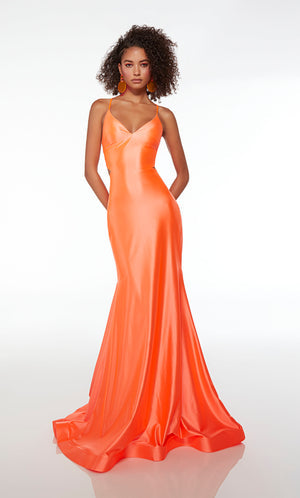 UNK-61674. Long, Plunging Neckline, Mermaid image 3