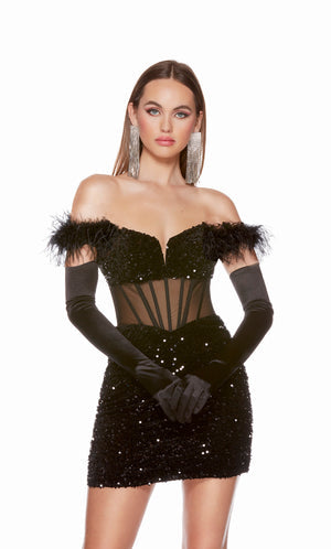 UNK-4800. Short, Off The Shoulder, Straight image 0