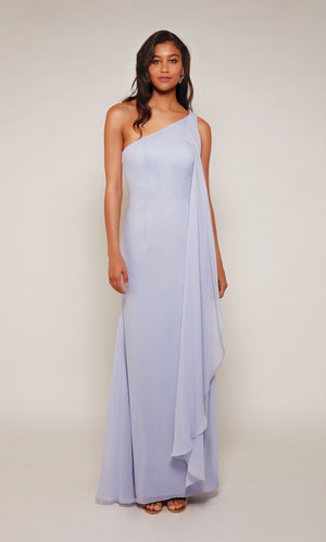 UNK-27603. Long, One Shoulder, Straight, Closed Back image 9