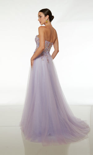 UNK-61654. Long, Sweetheart Neckline, A-line image 1