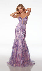 UNK-61656. Long, Plunging Neckline, Mermaid image 4