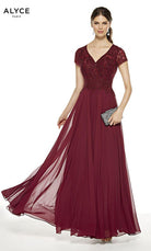 UNK-27389. Long, V-Neck, Flowy, Enclosed Back image 4