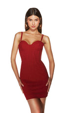 UNK-4824. Short, Sweetheart Neckline, Straight image 0