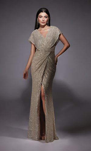 UNK-27729. Long, V-neck, Straight, V Shaped Back image 3