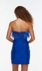 UNK-4524. Short, Strapless, Straight, Closed Back image 8