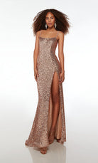 UNK-61681. Long, Scooped Neckline, Straight image 0