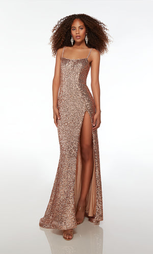 UNK-61681. Long, Scooped Neckline, Straight image 0