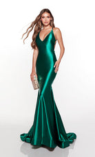 UNK-61437. Long, Plunging Neckline, Fit N Flare image 6
