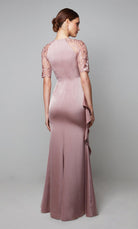 UNK-27601. Long, Scoop Neck, Straight, Closed Back image 1