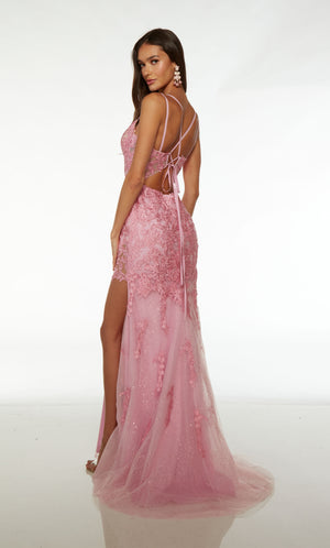 UNK-61540. Long, Plunging Neckline, Mermaid image 1
