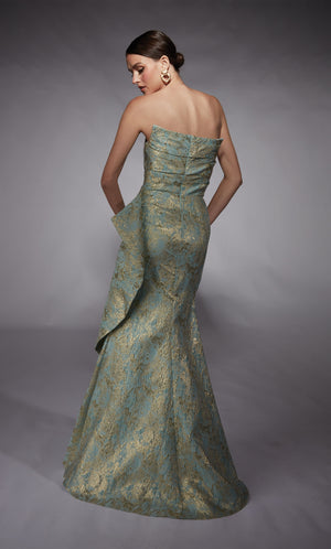 UNK-27750. Long, Off The Shoulder, Fit N Flare image 3