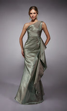 UNK-27751. Long, One Shoulder, Straight, Closed Back image 2