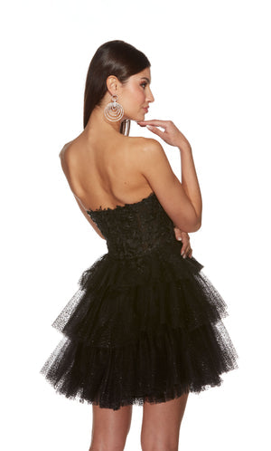 UNK-3766. Short, Sweetheart Neckline, A-line image 2