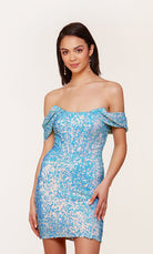 UNK-4769. Short, Off The Shoulder, Straight image 0