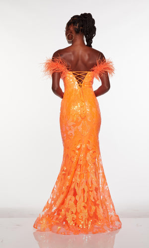 UNK-61331. Long, Off The Shoulder, Fit N Flare image 2